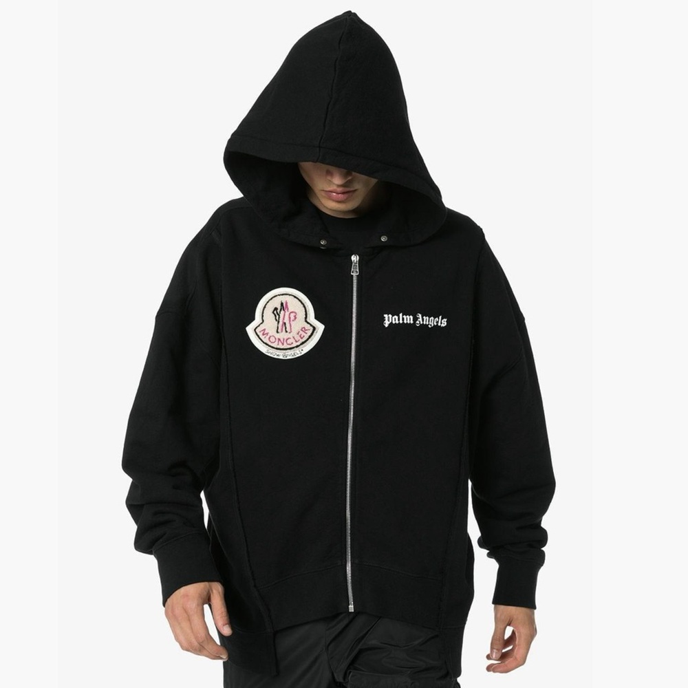 Moncler x Palm Angels Cotton-jersey Hoody